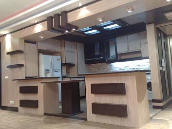 کابینت mdf آذین سقف  دکوراسیون  سپاهان سقف چیدمان گستر